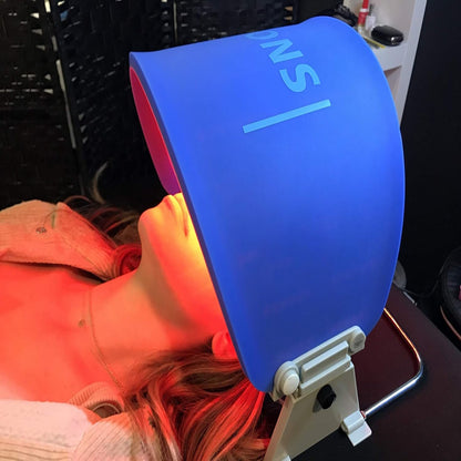 LED Red Light Therapy for Face Mask, Infrared Light Therapy for Face, 7 Colors Led Face Mask Facial Led Light Therapy Tool Skin Care Facial Neck Body Hand Beauty Mask(Fm-01)