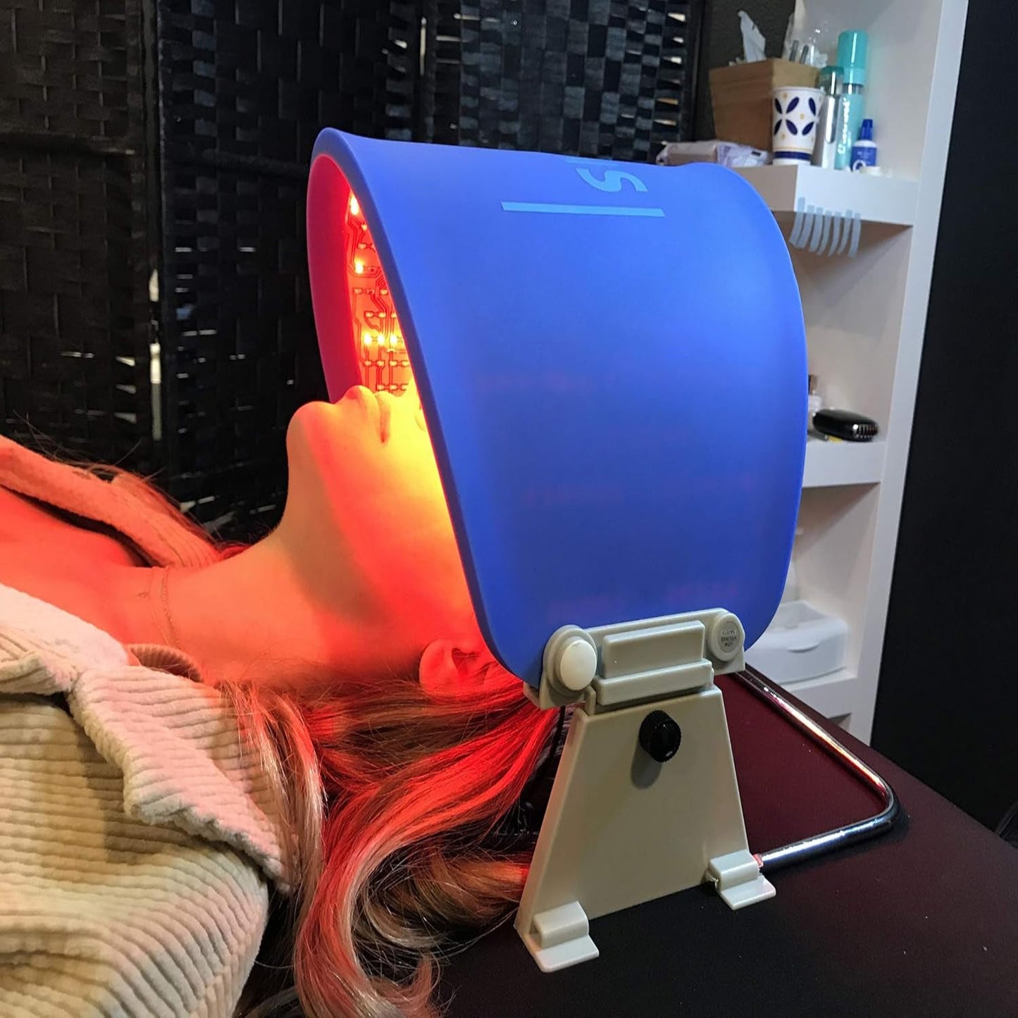 LED Red Light Therapy for Face Mask, Infrared Light Therapy for Face, 7 Colors Led Face Mask Facial Led Light Therapy Tool Skin Care Facial Neck Body Hand Beauty Mask(Fm-01)